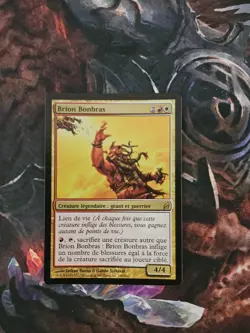 MTG – Brion Stoutarm– FOIL – Lorwyn – LP – French – EDH Commander Giant - Image 1