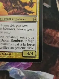 MTG – Brion Stoutarm– FOIL – Lorwyn – LP – French – EDH Commander Giant - Image 2