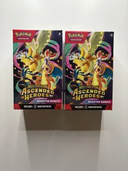 Pokemon TCG Mega Evolution: Ascended Heroes Booster Bundle Box Lot of 2 - Image 1