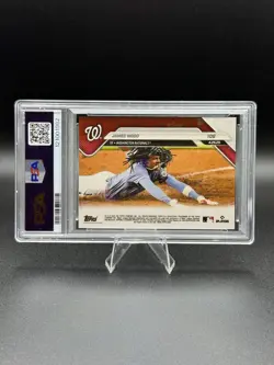 2025 Topps Now James Wood /50 Rookie GOLD FOIL PSA GEM 10 ✅✅ - Image 5