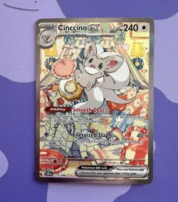 Pokemon TCG Cinccino ex 119/086 Chaos Rising Full Art Foil ENG 2026 - Image 1