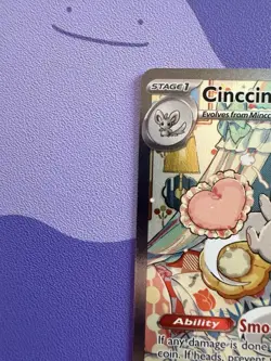 Pokemon TCG Cinccino ex 119/086 Chaos Rising Full Art Foil ENG 2026 - Image 2