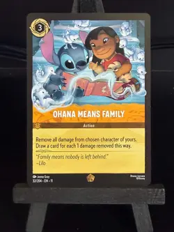 Ohana Means Family 32/204 Legendary Wintrerspell Disney Lorcana Card - Image 1