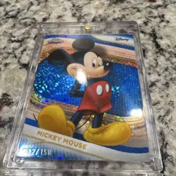Topps 2025 Chrome Disney Mickey Mouse #1 Serial Numbered 032/150 - Image 1