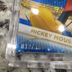Topps 2025 Chrome Disney Mickey Mouse #1 Serial Numbered 032/150 - Image 2