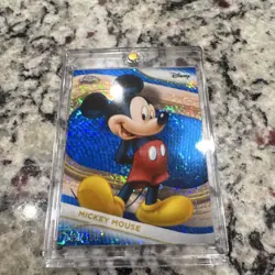 Topps 2025 Chrome Disney Mickey Mouse #1 Serial Numbered 032/150 - Image 3