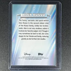 2026 Topps Chrome Disney #7 Alex Russo X-Fractor - Image 2