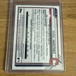 2021 Bowman Angel Martinez Chrome Prospect Auto Blue Refractor #17/150 - Image 2