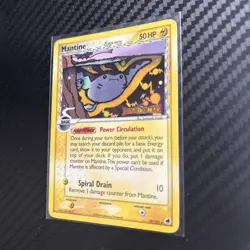 Mantine Reverse Holo #20 | Pokemon Dragon Frontiers | Excellent Condition - Image 2