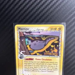 Mantine Reverse Holo #20 | Pokemon Dragon Frontiers | Excellent Condition - Image 3