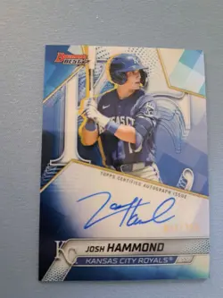 2025 Bowman's Best Josh Hammond Auto Blue /150 - Image 1