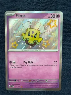 Flittle 164/091 Pokemon Paldean Fates Near Mint PACK FRESH! - Image 1