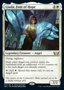 1 x Giada, Font of Hope - Streets of New Capenna - NM-Mint - MTG pack fresh - Image 1