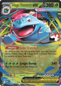 Mega Venusaur ex Mega Evolutions Play! Pokemon Stamped Holo - Image 1