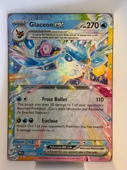 Glaceon ex 026/131 Holo Double Rare Prismatic Evolutions Pokemon Near Mint - Image 1