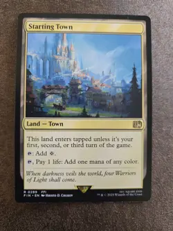 Starting Town, 289 Rare, MTG, Magic the Gathering, Final Fantasy - Image 1