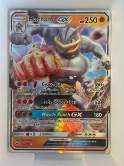 Machamp GX 64/147 Holo GX Rare Burning Shadows Pokemon Near Mint - Image 1