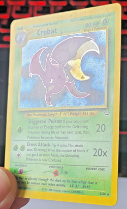 Pokemon TCG: Crobat Neo Revelation #4/64 Holo *Swirl* Near Mint (NM) - Image 3