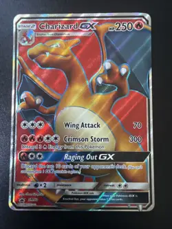 Pokemon TCG Charizard GX Full Art Holo Black Star Promo SM60 Sun & Moon NM - Image 1