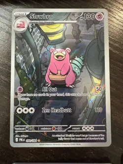 Slowbro 090/084 Pitch Black IR Illustration Rare Pokemon English - Image 1