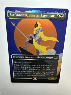 Syr Vondam, Sunstar Exemplar (Borderless) Edge of Eternities Foil Mtg Card NM - Image 2