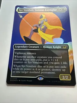 Syr Vondam, Sunstar Exemplar (Borderless) Edge of Eternities Foil Mtg Card NM - Image 3