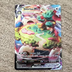 Pokemon Snorlax VMAX 142/202 Swsh01 Sword & Shield Holo Ultra Rare 340HP - Image 1