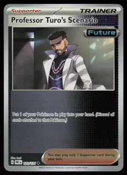 Professor Turo's Scenario 121/131 Prismatic Evolutions Pokemon Reverse Holo NM - Image 1