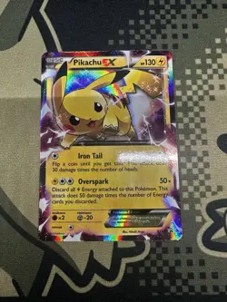 Pikachu EX XY84 Pokemon XY Promo Holo LP - Image 1