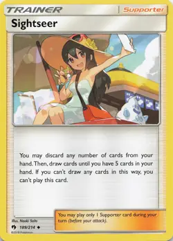 Pokemon TCG Sightseer #189/214 SM - Lost Thunder NM - Image 1