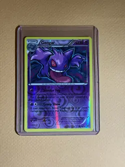 Pokemon Gengar TCG Reverse Holo Rare Card XY Breakthrough 60/162 - Image 1