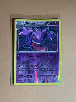 Pokemon Gengar TCG Reverse Holo Rare Card XY Breakthrough 60/162 - Image 3