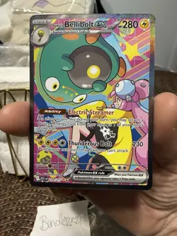 Iono’s Bellibolt ex 279 Special Illustration Rare SIR Ascended Heroes Pokemon - Image 3