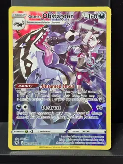 Pokemon Galarian Obstagoon TG10/TG30 Ultra Rare Astral Radiance Near Mint - Image 2