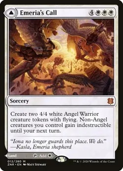 Emeria's Call 012/280 Non Foil Mythic Zendikar Rising MTG Near Mint pack fresh - Image 1