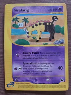 Girafarig 58/144 Skyridge Pokemon Card - Image 1