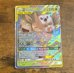 Pokemon Rowlet & Alolan Exeggutor GX 1/236 Sm-Unified Minds Ultra Rare Holo Eng - Image 1