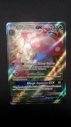 Pokemon TCG Vileplume GX Cosmic Eclipse 211/236 Holo Full Art Ultra Rare - Image 1