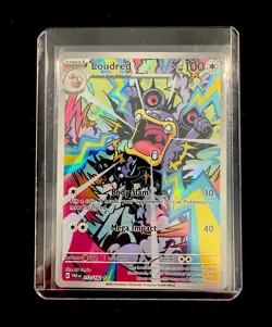 Pokemon Company Loudred 212/182 Paradox Rift Illustration Rare Holo Full Art - Image 1