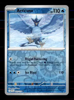Articuno 032/159 Uncommon Journey Together Pokemon Reverse Holo Near Mint - Image 1