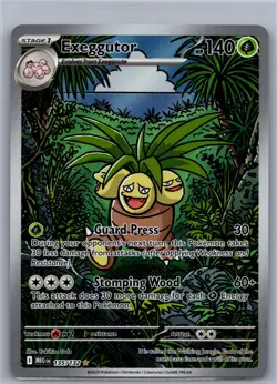 Exeggutor 135/132 Illustration Rare Mega Evolution Pokemon Holo Near Mint - Image 1