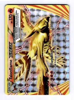 Talonflame BREAK XY - Steam Siege #21 (2016) Rare BREAK Holo NM Pokemon - Image 1
