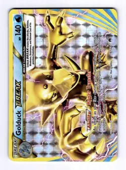 Golduck BREAK XY - BREAKpoint #18 (2016) Rare BREAK Holo LP Pokemon - Image 1