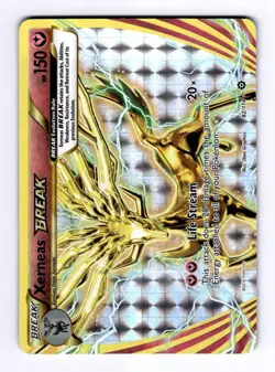 Xerneas XY - Steam Siege #82 (2016) Rare Holo NM Pokemon - Image 1