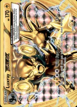 Luxray BREAK 47/122 BREAK Rare BREAKpoint Pokemon Holo Near Mint - Image 1