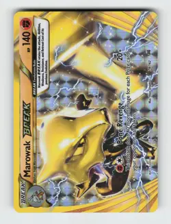 Marowak BREAK 79/162 Holo BREAK Rare BREAKthrough Pokemon 2015 Near Mint - Image 1