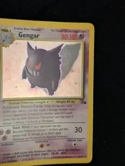 Pokemon Gengar 5/62 Fossil Holo Rare Unlimited Vintage TCG 5/62 - Image 4