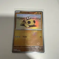 Pokemon TCG: Prismatic evolutions Hippopotas Master Ball holo 052/131 - Image 1