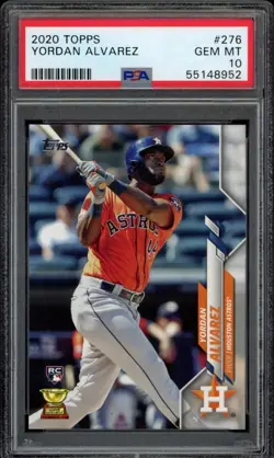 2020 Topps Series 1 Yordan Alvarez #276 (PSA 10) - Image 1