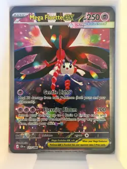 MEGA FLOETTE EX 117/086 SPECIAL ILLUSTRATION RARE ME04: CHAOS RISING POKEMON NM - Image 1